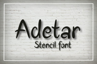 Adetar Stencil: A Modern Typeface for Bold Branding