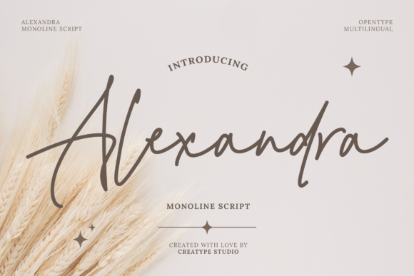 Alexandra: The Elegant Handwritten Font for Timeless Designs