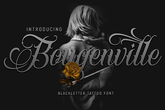 Bougenville: The Modern Blackletter for Bold Branding