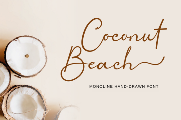 Coconut Beach: A Creative Font for Modern Branding