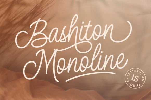 Embracing Vintage Charm: The Bashiton Monoline Font