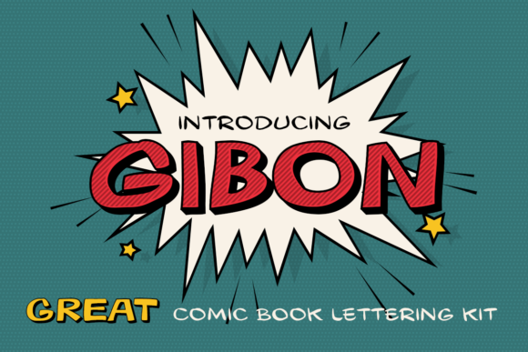 Gibon Family: Your All-in-One Toolkit for Comic Book Typography