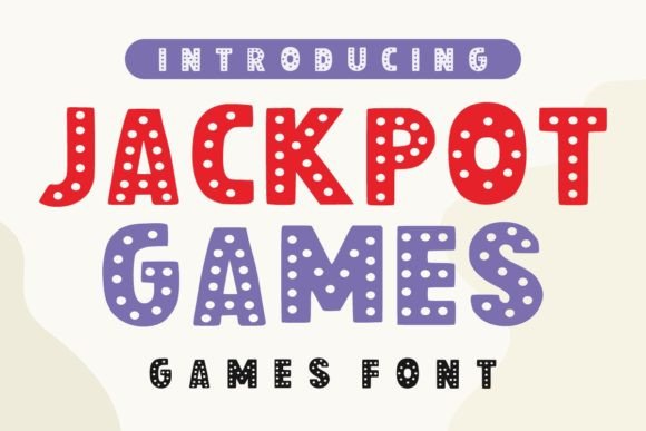 Jackpot Games: The Display Font with a Playful Edge
