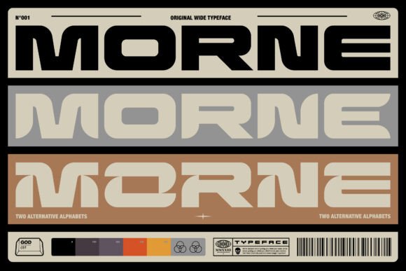 Morne: The Bold Display Typeface That Commands Attention