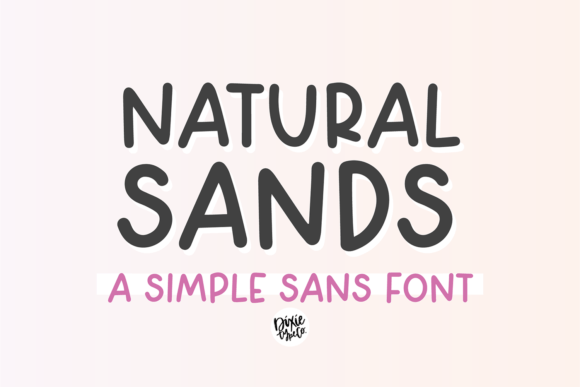 Natural Sands: Your Go-To Handwriting Font for Authenticity