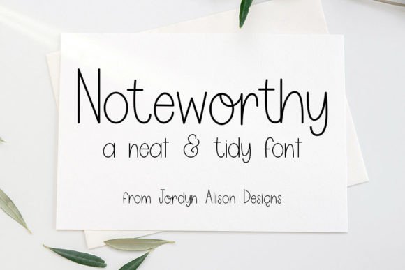 Noteworthy: The Handwritten Font That Feels Like a Clean Slate
