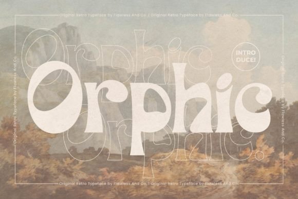 Orphic: Your Go-To Font for Bold, Boho-Chic Designs