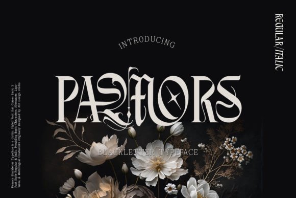Pamors Typeface: Commanding Attention with Bold Blackletter