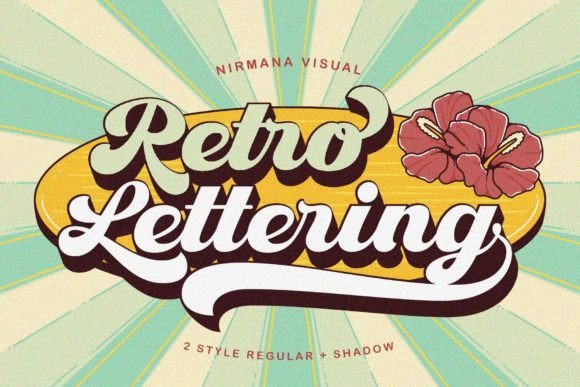 Retro Lettering: A Cool 70s Inspired Display Typeface