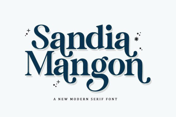 Sandia Mangon: The Modern Serif for Sharp Branding