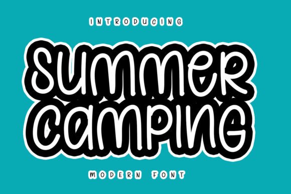 Summer Camping: A Font That Feels Like Sunshine