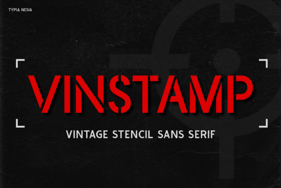 Vinstamp: A Display Font That Commands Attention